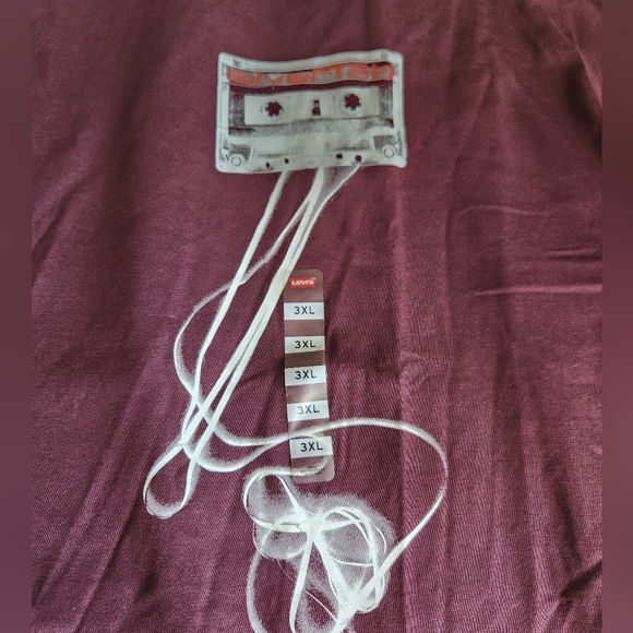 Men’s Levi’s Silvertab Relaxed Fit Size 3XL Short Sleeve T-Shirt Red - Picture 7 of 8